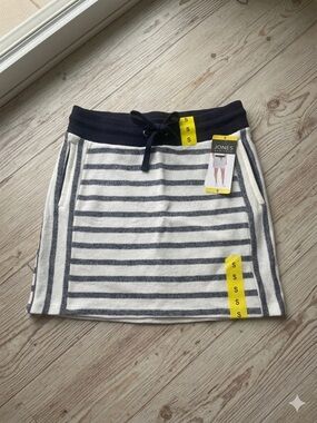 NWT Jones New York Striped Knit Pull-On Mini Skirt - Size Small